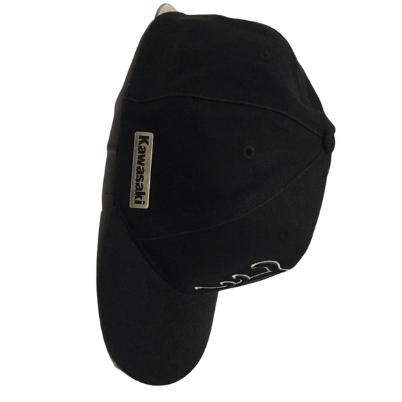 NWOT KAWASAKI Baseball Black Cap SIZE S|M - Picture 7 of 9